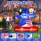 6 FT 4th of July Inflatables Outdoor Decorations Fourth of July